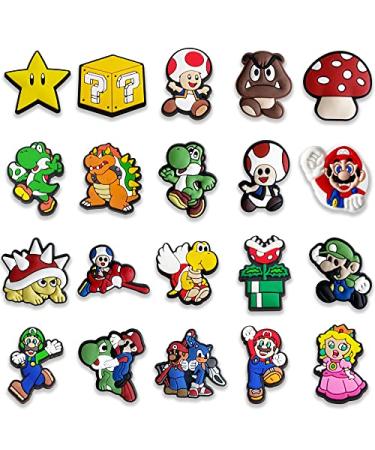 Different Shoe Charms for Clog Sandals Wristband Bracelets Shoe Charms Pack for Boy Kids Girls Party Gifts mlo