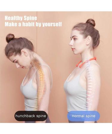 Smart Corrector for Hunchback Smart Back Support Vibration Reminder Corrects Posture Smart Posture Corrector Smart Posture Reminder Corrector Device (Black+Orange) - Buy Online on GoSupps.com