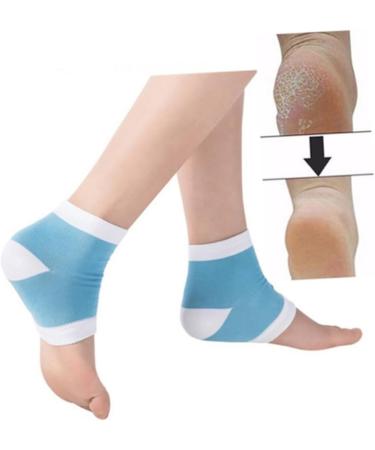 FRCOLOR 2 Pairs Nylon Gel Socks Foot Care Feet Heel Socks Cotton Fabric Socks Shoes Brightening Socks Moisturising Socks Whitening Heel Socks Foot Protection - Buy Online on GoSupps.com