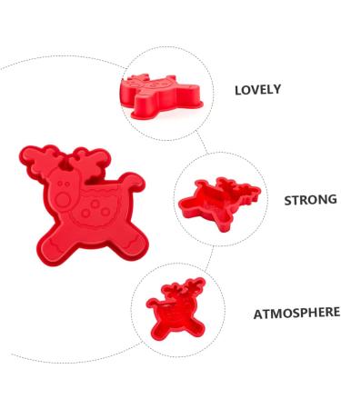 PRETYZOOM Small Cake Mold 6 pcs Biscuit Mould Christmas Making Mold Molds DIY Themed Cake Baking Cartoon Dessert Adorable 17.6X14.5X3CMx3pcs As Shownx3pcs - Buy Online on GoSupps.com