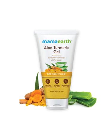 Aloe Vera Gel From 100% Pure Aloe Vera For Face | Skin & Hair with Turmeric & Vitamin E (150 Ml)