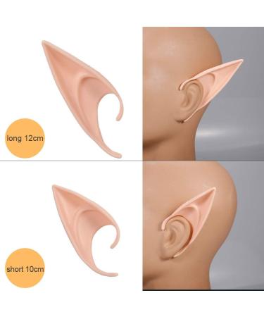 SIUKE Elf Ears for Halloween Cosplay - 1 Pair Fairy Pixie Costume Accessories - Buy Online on GoSupps.com
