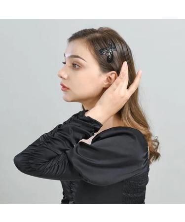 60Pcs Snap Hair Clips 2Inch Girls Hair Clips Metal BB Barrettes for Kids Girls Women Accessories (Black) - Buy Online on GoSupps.com