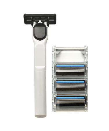 Design handle with 4 blades (white)