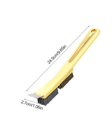 Wire Brush - Stainless Steel Minni Brushes | Wire Brushes for Cleaning Rust and Heavy Dirt | Metal Rust Remover Brushes Home Dirt Removal Gadgets for Faucets Drains Scraper Scrubber Yellow Refer to description - Buy Online on GoSupps.com