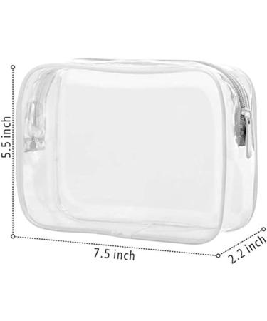 LECUNE White Transparent Cultural Bag & Travel Bottle Set - 12 x 100ml Bottles + Airport-Compliant Liquid Bag - Essential Travel Accessories - Buy Online on GoSupps.com