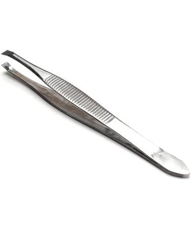 Tweezers Stainless Steel Eyebrows Tweezers Hair Removal Clip Precision Tweezers Set Silver - Buy Online on GoSupps.com