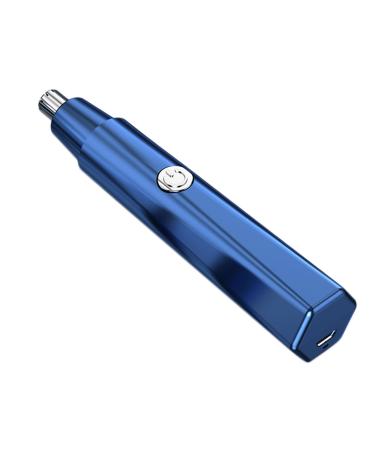 Nose Hair Trimmer Eyebrow Facial Hair Removal Professional Washable Head Travel Size Painless Nose Trimmer for Women Adults Blue