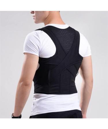 DFHBFG Back Posture Corrector Invisible Clavicle Support Brace Back Shoulder Neck Relief Adult Kyphosis(M Code) M code D
