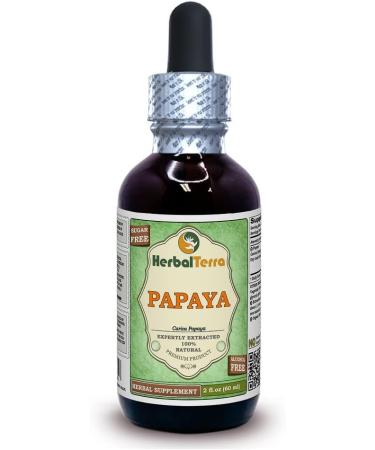 Herbal Terra LLC Carica papaya Glycerite - Alcohol Free - 2.00 Fl. Oz.