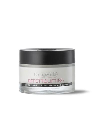 Bottega Verde Bottega Verde Lifting Effect - Anti-aging night face cream immediate lifting effect* - with hyaluronic acid and lotus flower extract (50 ml) - for normal or dry skin