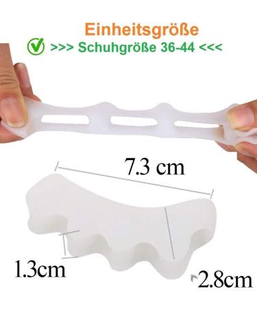 XinLace Bunion Corrector Gel Toe Separators - Toe Spacers for Hammer Toe Treatment and Pain Relief - Buy Online on GoSupps.com
