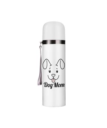 Dog Mom Insulated Water Bottle 19 OZ Stainless Steel Travel Mug For Drink Sports Camping Hiking Outdoors