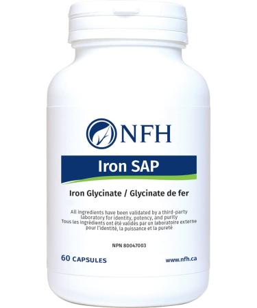 Nutritional Fundamentals for Health Iron SAP 60 caps