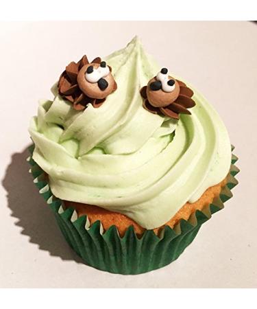 12 Sugar Mini Hedgehogs - Beautiful Edible Cake Decorations