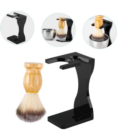 HEASOME Men's Shaving Set - Razor Soft Hairdressing Brush & Wood Holder - Perfect for Grooming & Facial Care - Buy Online on GoSupps.com