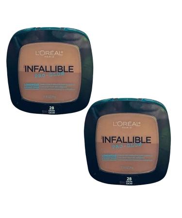 Pack of 2 L'Oreal Paris Infallible Pro Glow Lasting Glow Powder Cocoa (28) - Buy Online on GoSupps.com