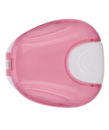 Orthodontic Retainer Case - Portable Waterproof Denture Box with Lid (Pink) - Ideal for Travel & Storage - Buy Online on GoSupps.com
