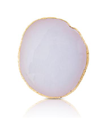 Wllhyf nail art pallet resin nail art painting Mixed irregular make-up plate nail plates Tool gold edge nail holder for make-up beauty nail art hand-painted tone