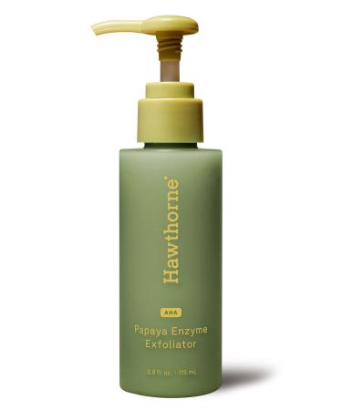 Hawthorne Mens Papaya Enzyme AHA Exfoliator. Face Treatment for Men. Rejuvenates Dull Skin Smooths Bumps Opens Clogged Pores. Papaya Enzyme Mango Extract and Lactic Acid. 3.9 Fl Oz.