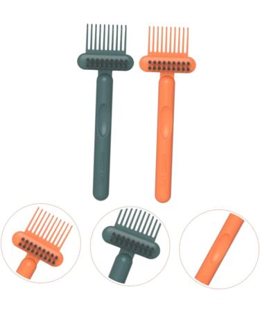 2pi ces Outil De Nettoyage Pour Brosse Cheveux R teau De Nettoyage De Peigne Design Compact Pour liminer Cheveux Et Poussi re - Buy Online on GoSupps.com