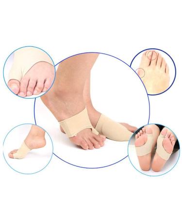 Bunion Sleeves Gel Pad Protector for Pain Relief - L Size - Ideal for Walking, Yoga - Cotton Cloth Pads, Correctors & Support - Buy Online on GoSupps.com