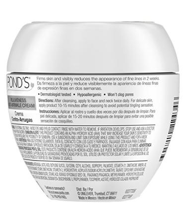 Pond's Rejuveness Anti-Wrinkle Cream 7 oz - Pack of 2 | Effective Anti-Aging Solution - Buy Online on GoSupps.com