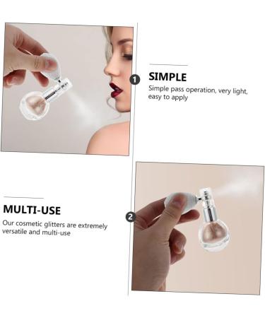 POPETPOP 2pcs Gloss Makeup Spraying Spray Sequins Perfume Women Body Glitter Tools Highlighters As Shown 1 7.5x6cm - Buy Online on GoSupps.com