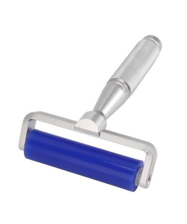 Silicone Cleaner Roller Multifunctional Static Electricity Aluminum Alloy Handle Dust Remover Roller for Removing Hair Dandruff Fiber (6 Inch)