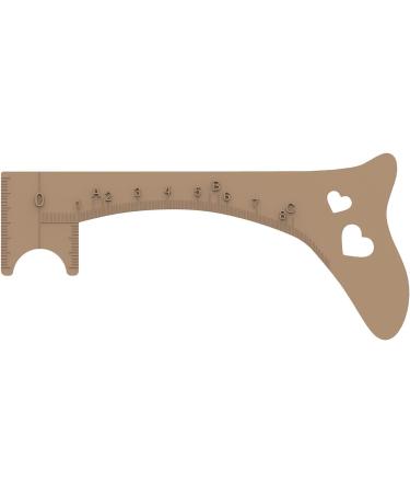 Eyebrow Stencils | Eye Liner Guide for Eye Brows Quick Eye Makeup Tool Eyebrow Shaping Aid Brow Measuring Tool for Perfect Eye Liner & Lip Lines Khaki - Buy Online on GoSupps.com