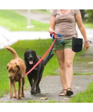 Ssiyiya 2pcs Dog Treat Pouch Dog Treat Pouches for Training Dog Treat Bags Waterproof Dog Walking Bag Hands Free Dog Training Pouch Bag for Walking Pet Puppy Use(Black) - Buy Online on GoSupps.com
