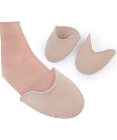 Hemoton Gel Toe Caps - Ballet Toe Pads for Women's Shoes, Pointed Heels, and Dance Socks - Beige, 1 Pair - Buy Online on GoSupps.com