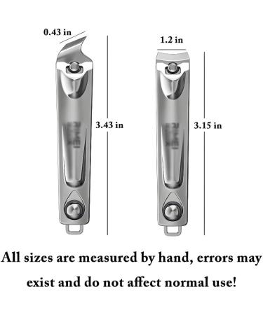 Portable Carbon Steel Nail Clippers - Plated Arc Misalignment Jaws Anti-Shift Design Multi-Scene Application Multifunctional - Buy Online on GoSupps.com