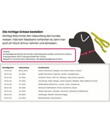 Dimpe's Doghell Towel - Yellow Warning Neckerchief for Nervous & Anxious Dogs - 50cm | Keep Your Distance! - Buy Online on GoSupps.com