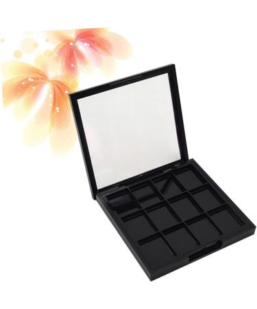FOMIYES 2 Pcs 12 Eyeshadow Magnetic Pan Make up Empty Eyeshadow Dish Eye Shadow Box Cosmetic Travel Suite 1 count (Pack of 1) Blackx2pcs - Buy Online on GoSupps.com