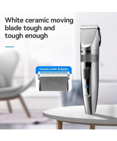 Professional Cordless Hair Clippers - Rechargeable Ceramic Blade Hair Cutting Tool with LED Display | ZJJY6528 - Buy Online on GoSupps.com