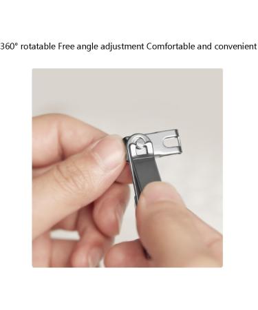 Nail Clippers Set Fingernail Toenail Clippers Sharp Nail Clippers Personal Pedicure Kit for Women and Man Black - Buy Online on GoSupps.com