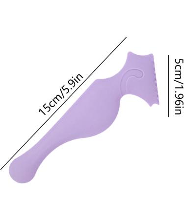 Winged Eyeliner Stencil - Portable Eye Liner Shadow Stencil | Eyeliner Guide Tool | Winged Tip Eyeliner Aid | Multifunctional For Eyes Eyeshadow Mascara Shield Eyelash Lips Purple - Buy Online on GoSupps.com