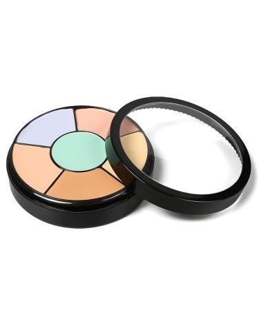 Vodisa Cream Concealer Palette - 6 Color Makeup Contour Kit for Blemish Correction and Highlighting (Deep) - Buy Online on GoSupps.com
