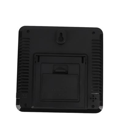 Indoor Thermometer & Digital Alarm Clock - Accurate Temperature for Bedroom | DC5V ABS Black Design - Buy Online on GoSupps.com