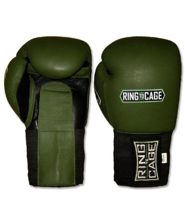 Ring to Cage Deluxe MiM-Foam Sparring Boxing Gloves - Hook&Loop/Elastic Cuff for Muay Thai, MMA, Kickboxing, Boxing 24oz