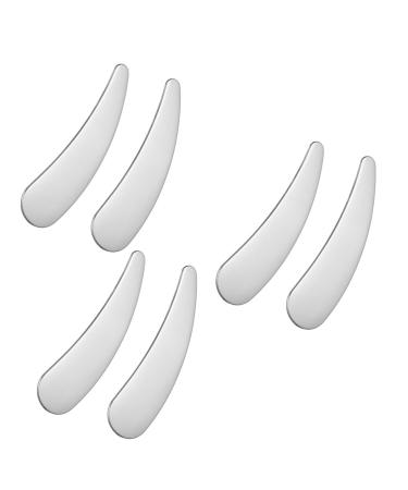 Healeved 6 Pcs Cosmetic Spatula Skincare Makeup Under Eye Cream Night Cream for Face Stainless Steel 1 g (Pack of 1) As Shownx3pcs