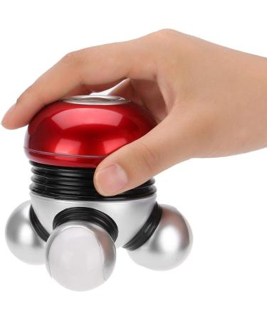 QKISS Mini Multifunctional Cervical Massager - Acupuncture Massage Device with 3 Head Design for Body Vibrations & Acupuncture Point Relief | International Shipping Available - Buy Online on GoSupps.com