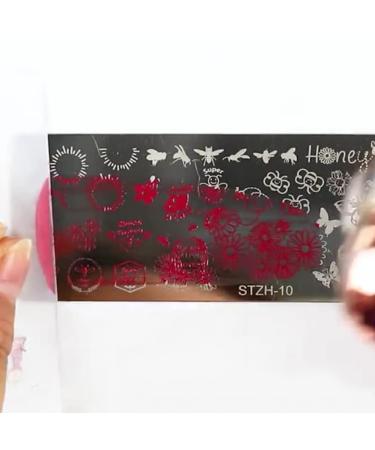 HEALLILY 2pcs Double Head Nail Art Stamper - Transparent Manicure Printing Tool for Perfect Nail Designs - Buy Online on GoSupps.com