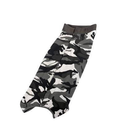 Dog coat luxury dog recreational dividers After pet operation for female male dogs cat surgical postoperative cuddly vest for abdominal wounds dog sweater (camouflage-1 m) m camouflage-1