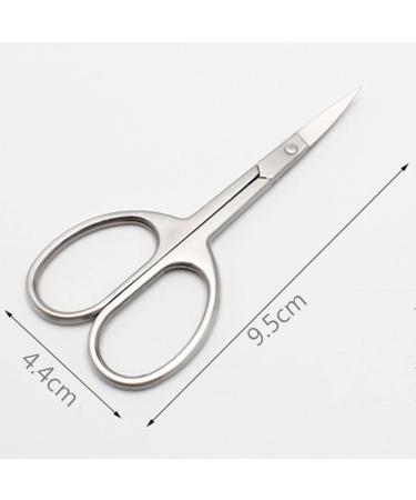 CanEve Craft Scissors Professional Stainless Steel Eyebrow Nose Cuticle Scissor Curved Blade Nail Manicure Hairs False Eyelashes Trimmer Sharp Scissors - Buy Online on GoSupps.com