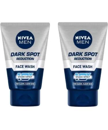 Nivea For Men Advanced Whitening Dark Spot Reduction Face Wash 100ml (Pack Of 2)