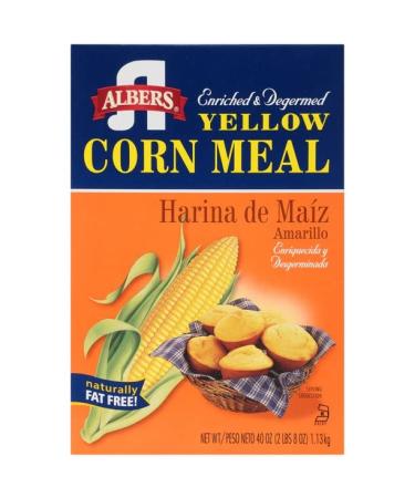 Albers Yellow Corn Meal, 40 OZ (Pack of 2)