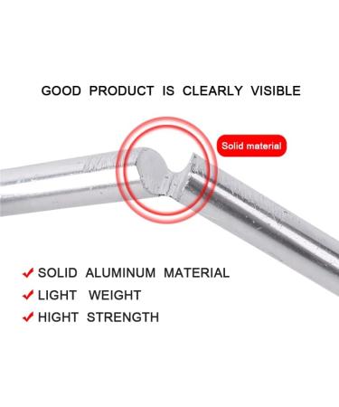 12Pcs 7 Aluminium Tent Stakes for Beach Camping - Silver 12Pack - Buy Online on GoSupps.com