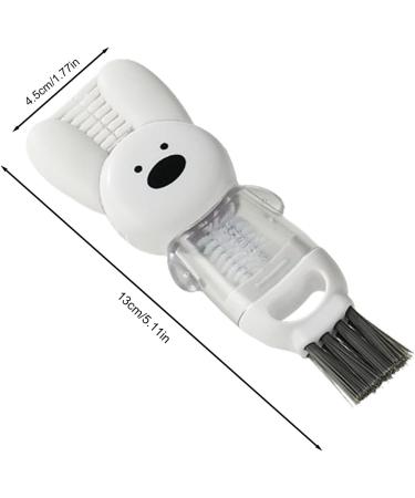 Kumprohu Cup Lid Brush Bottle Brush Cleaner 4-in-1 Cup Lid Crevice Cleaning Brush Set Multifunctional Bottle Cleaning Tools Home Kitchen Cleaning Tools White - Buy Online on GoSupps.com
